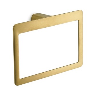 Towel Ring Modern Square Matte Gold Towel Ring Gedy PI70-88